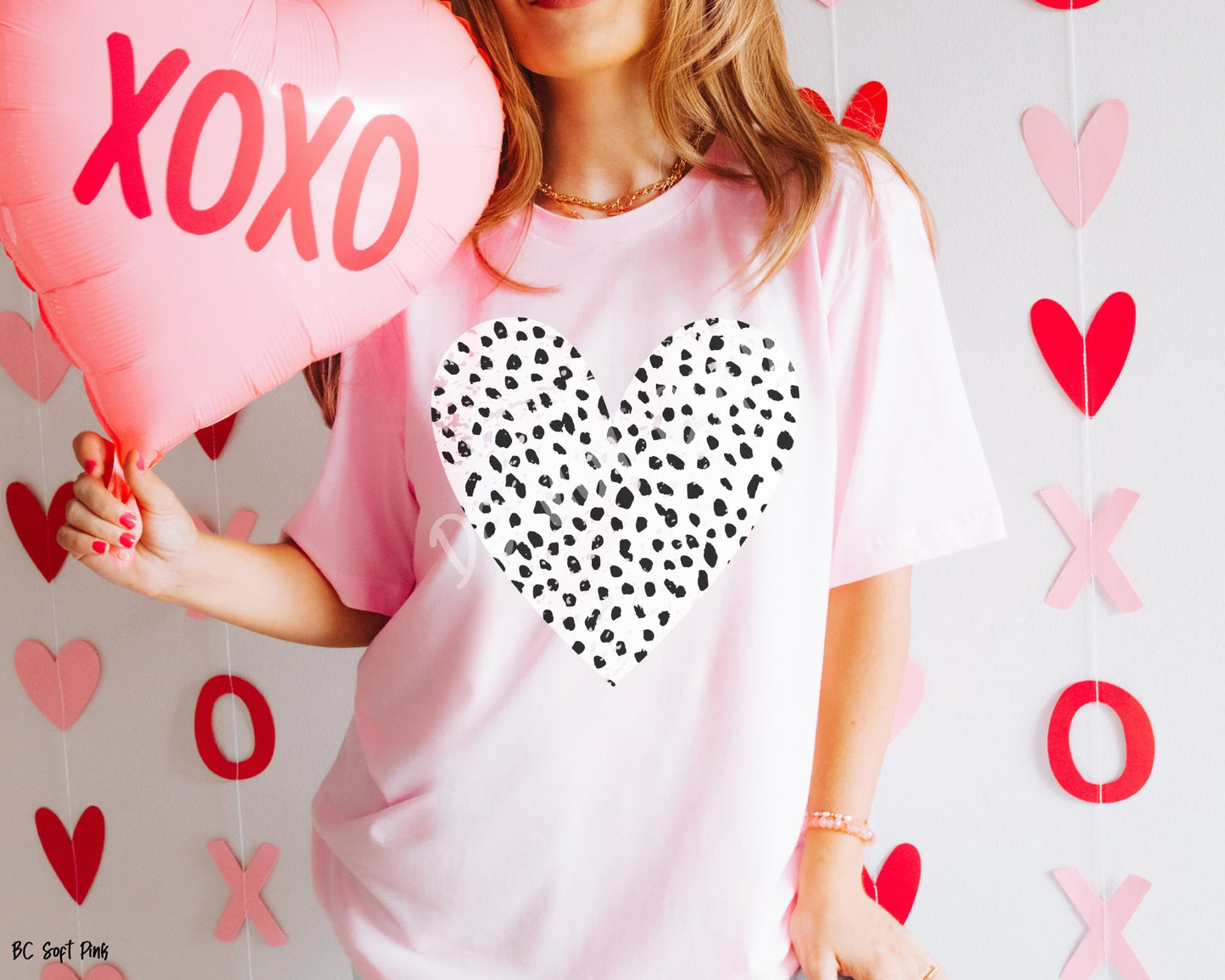 Polka A Dot Heart - Tee