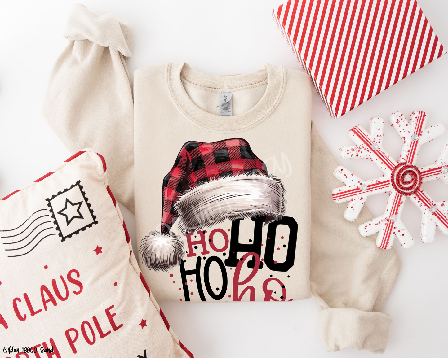 Ho Ho Ho Santa Hat - Sweatshirt