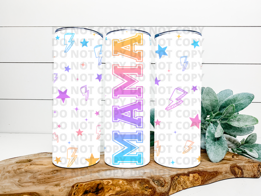 Mama Star & Bolt Stainless Steel Tumbler