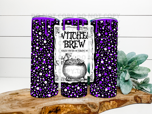 Witches Brew Purple Stainless Steel Tumbler