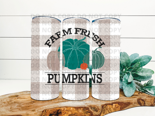 Farm Fresh Pumpkins Stainless Steel Tumbler