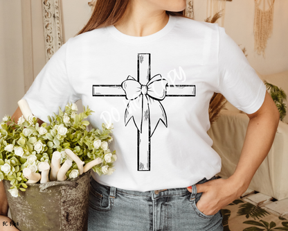 Coquette Bow Cross - Tee