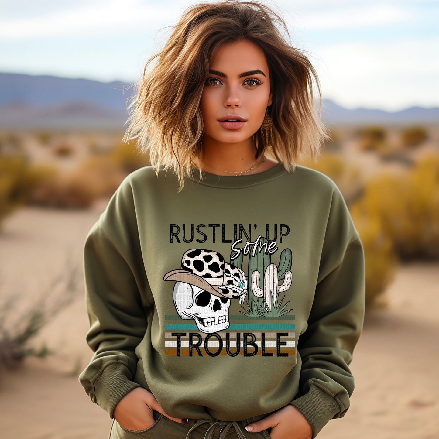 Rustlin' Up Some Trouble - Sweatshirt