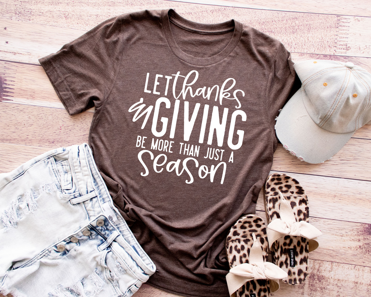 Let Thanks And Giving - Tee