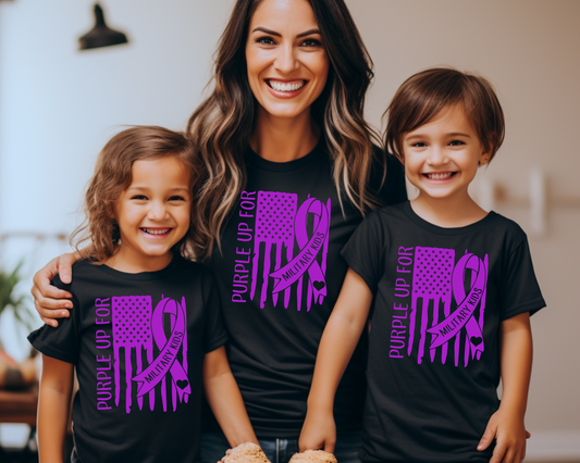 Purple Up For Military Kids - Tee