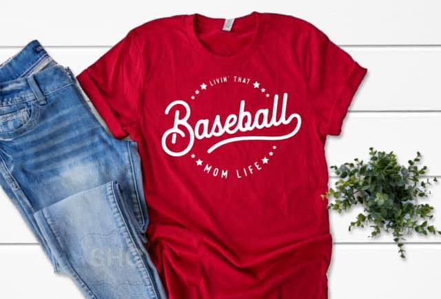 Livin That Baseball Mom Life - Tee