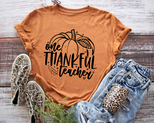 One Thankful Teacher - Tee