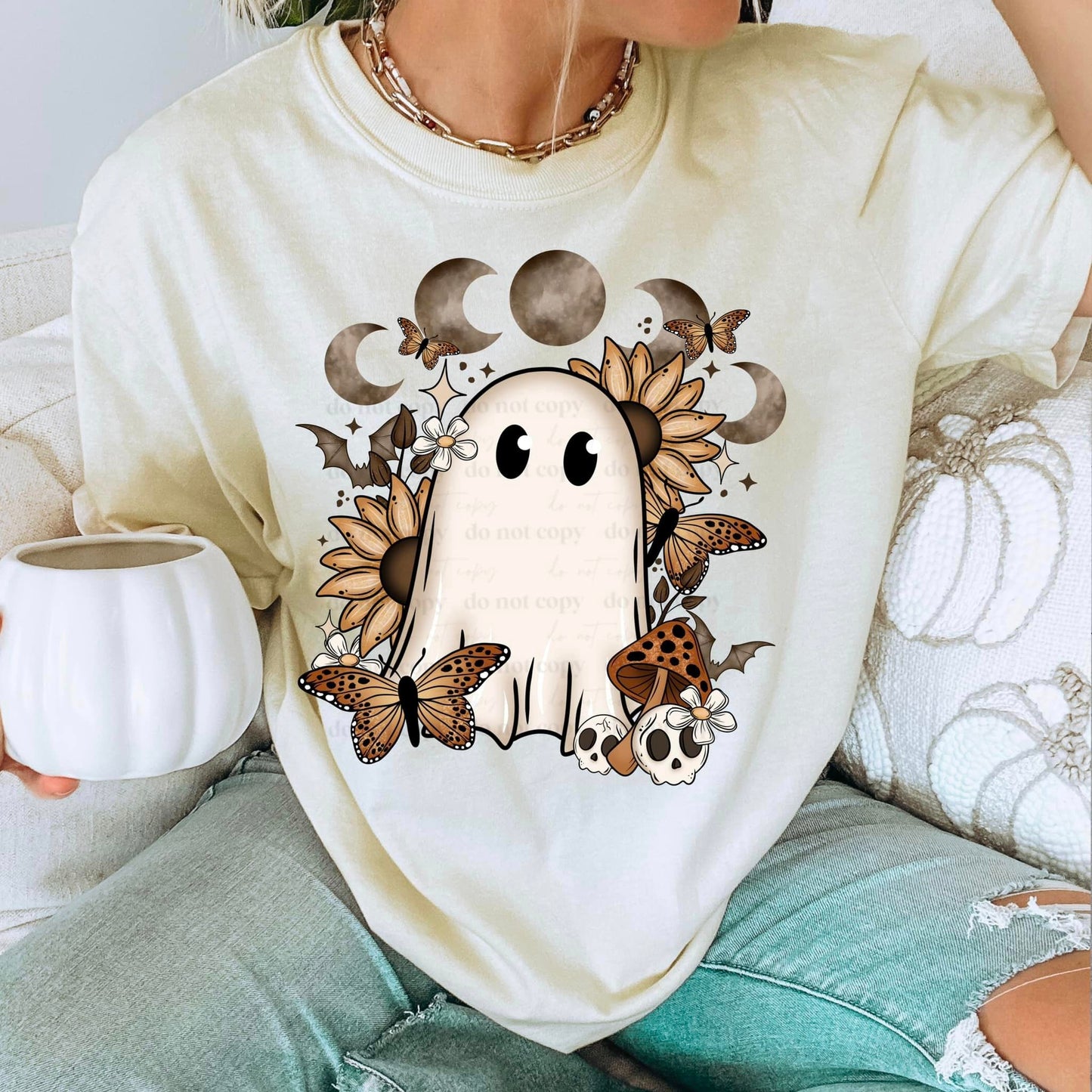 Fall Ghost Butterfly - Tee