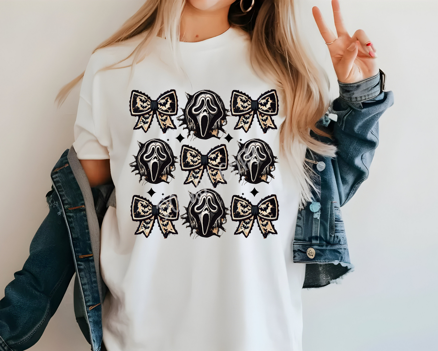 Ghost & Bows Stacked - Tee