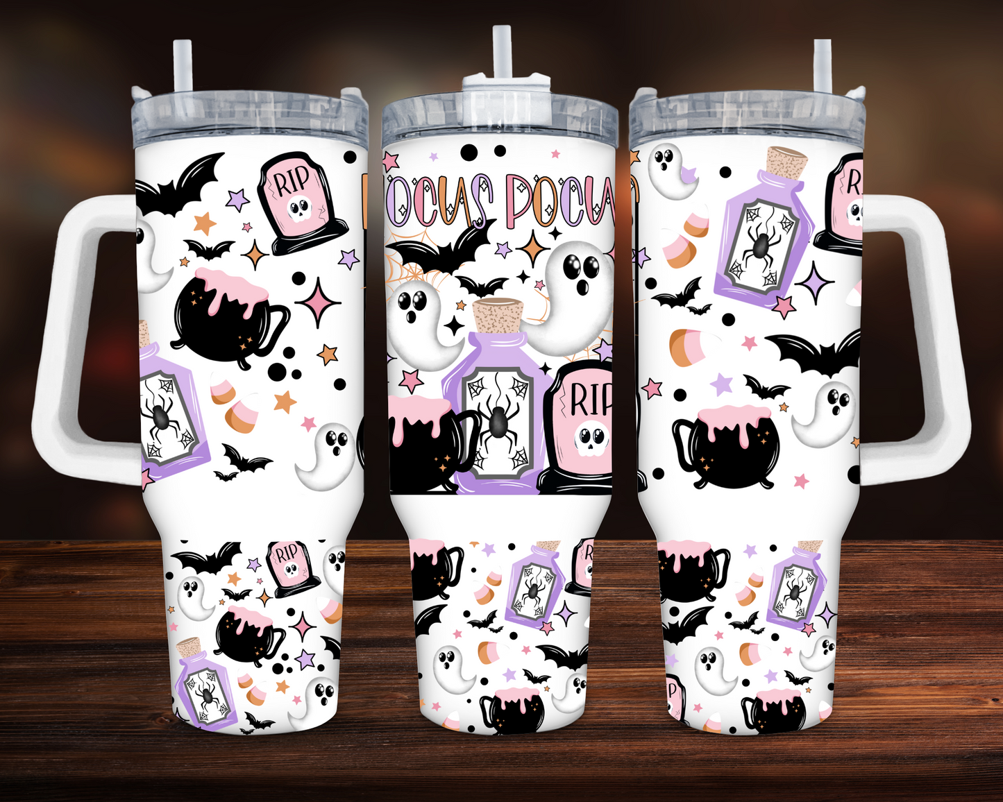 Hocus Pocus Pastel 40oz Tumbler