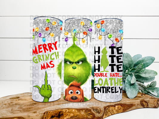 Merry Grinch Mas Stainless Steel Tumbler