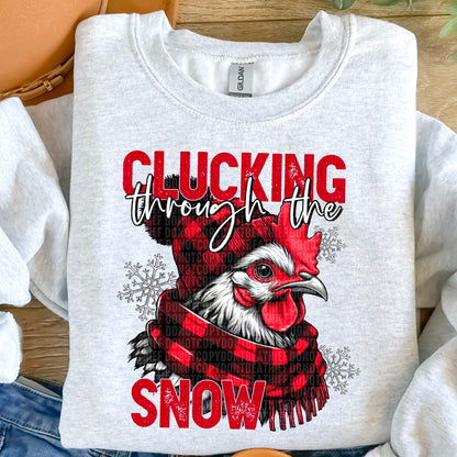 Clucking Through The Snow