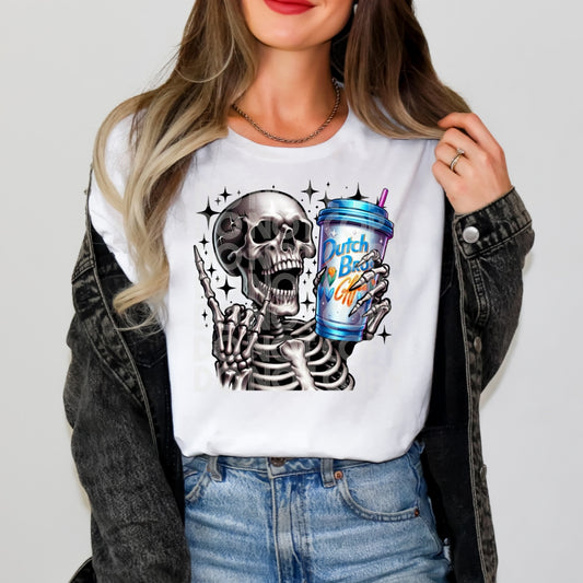 Skellies Drink Dutch Bros - Tee