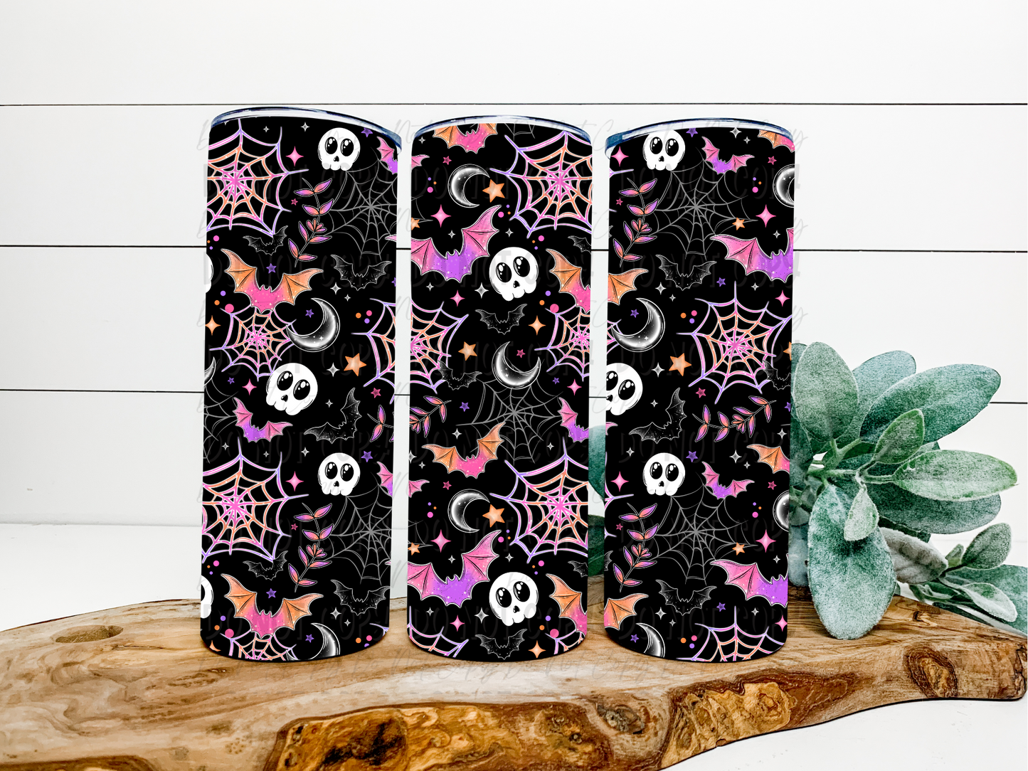 Colorful Bats Tumbler