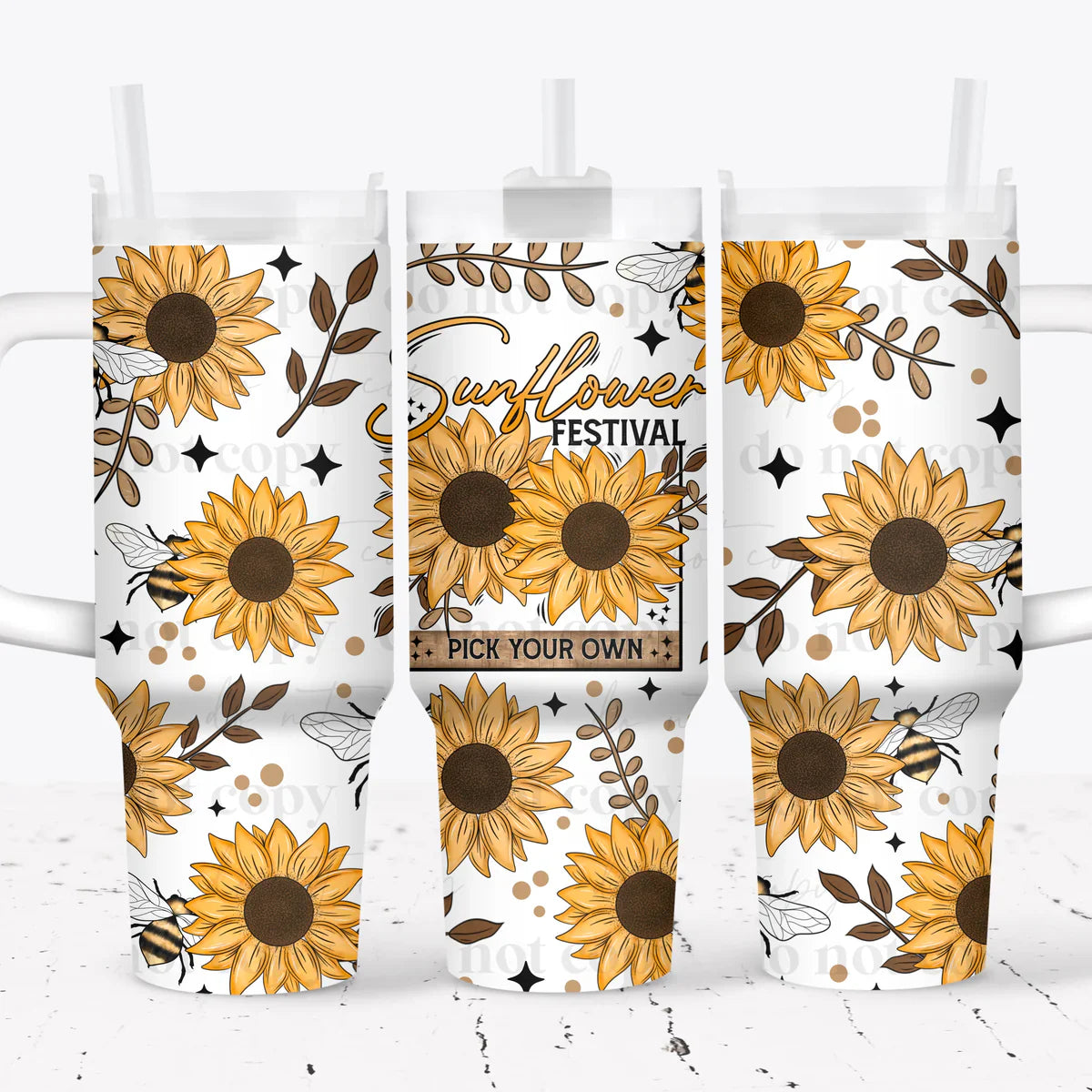 Sunflower Festival 40oz Tumbler