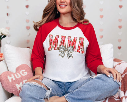 Mama Bow - Raglan Tee