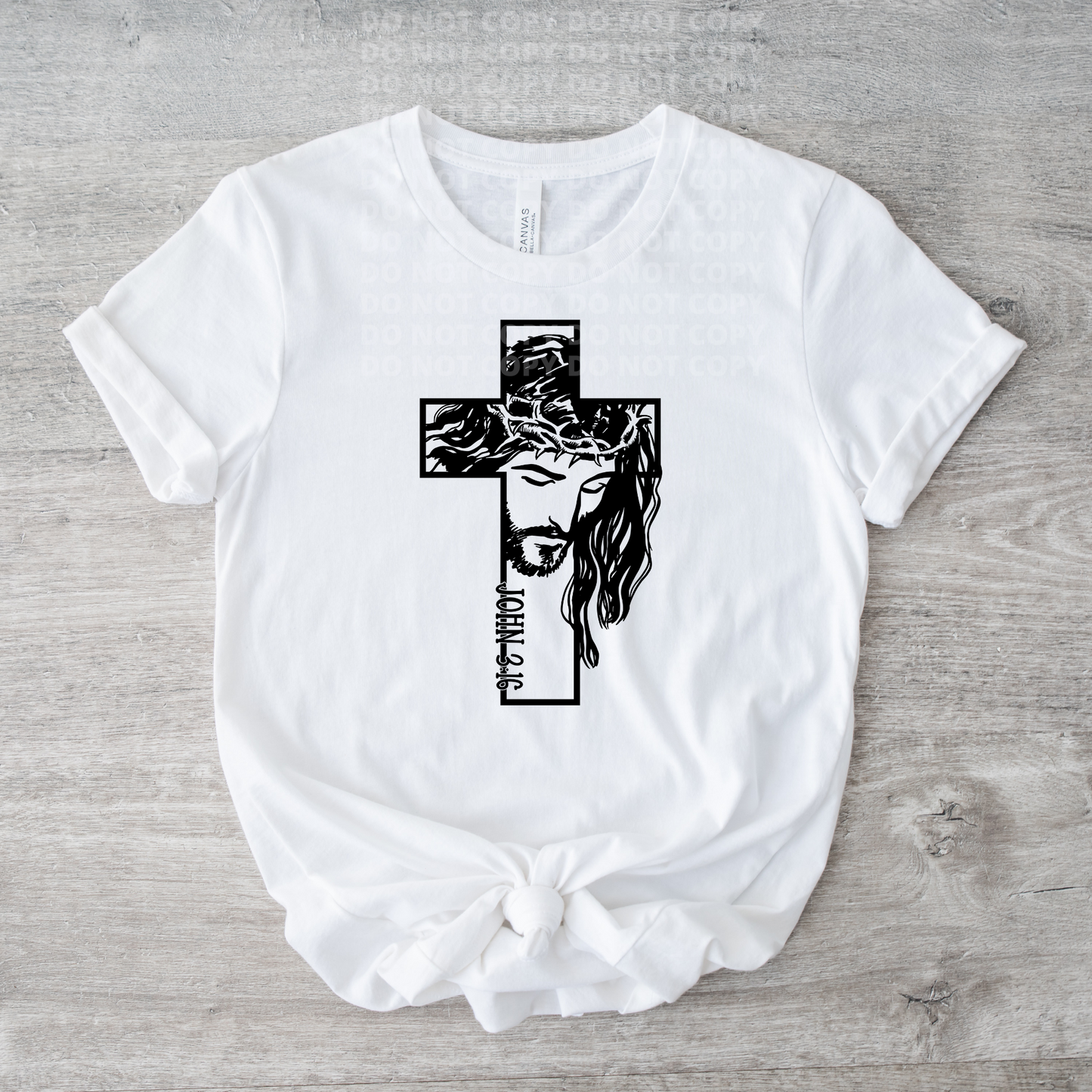 John 3:16 Jesus Cross - Tee