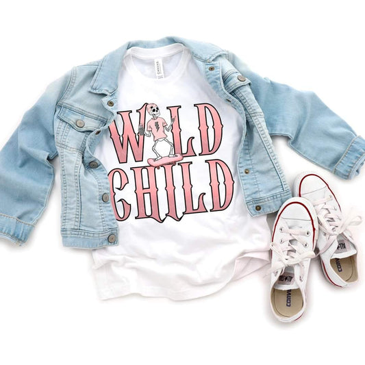 Wild Child - Pink - Tee