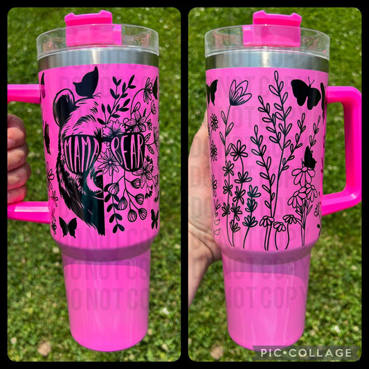 Mama Bear 40oz Shimmer Tumbler