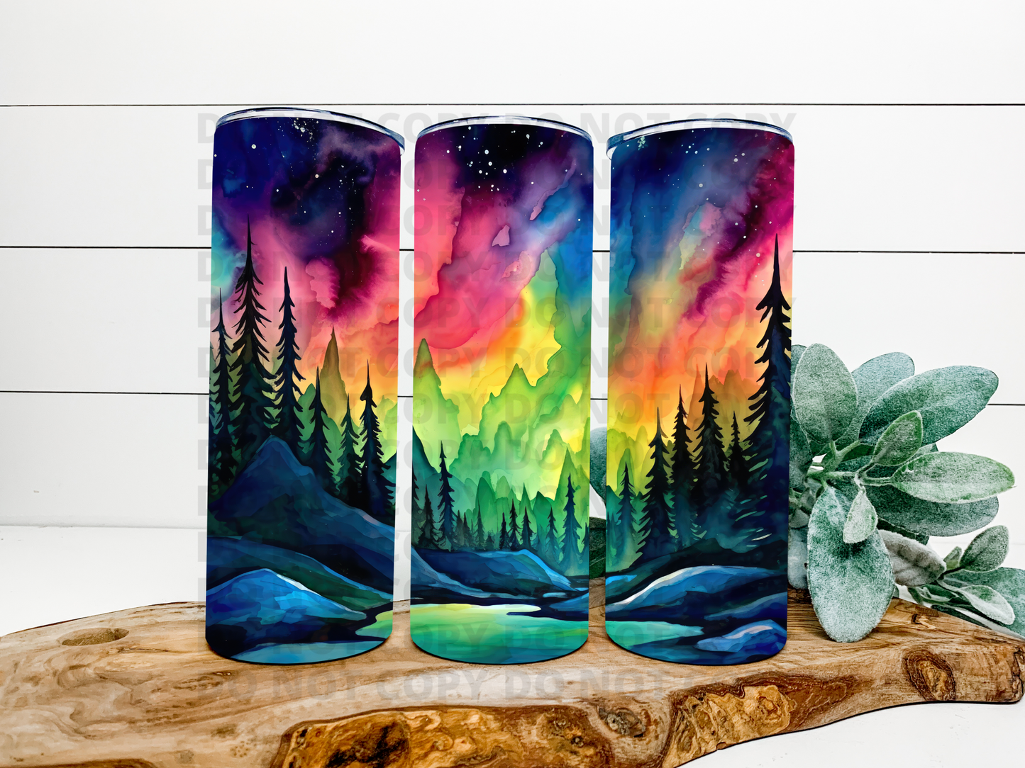 Neon Forest Tumbler